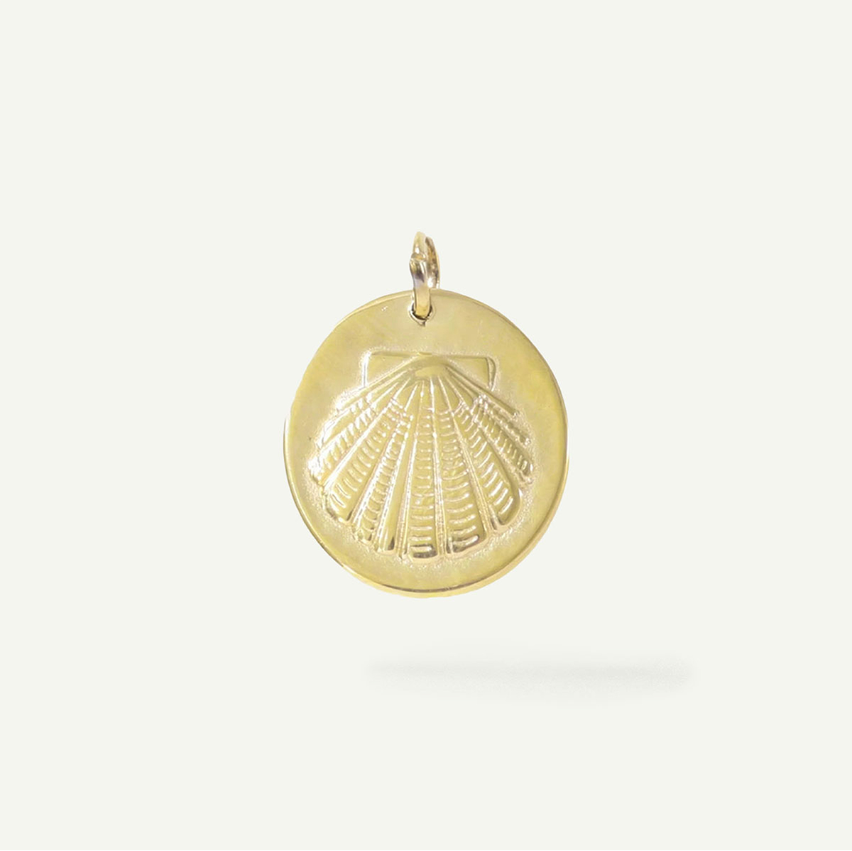 Shell Embossed Charm