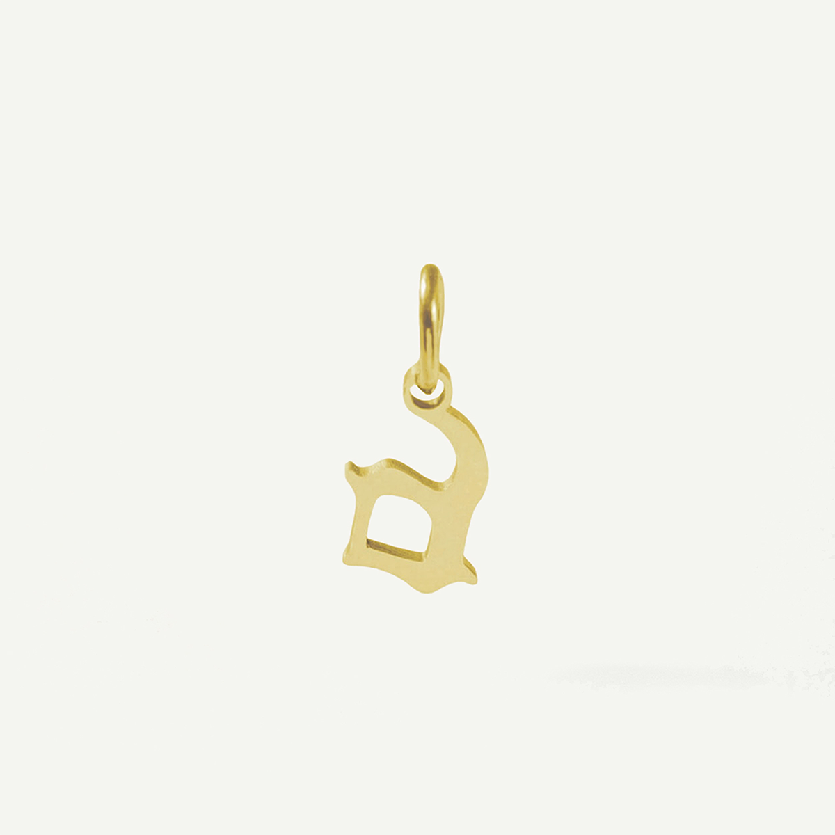 Old English Lowercase Monogram Charm