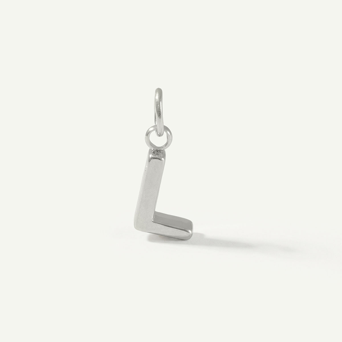 Floating Monogram Letter Charm