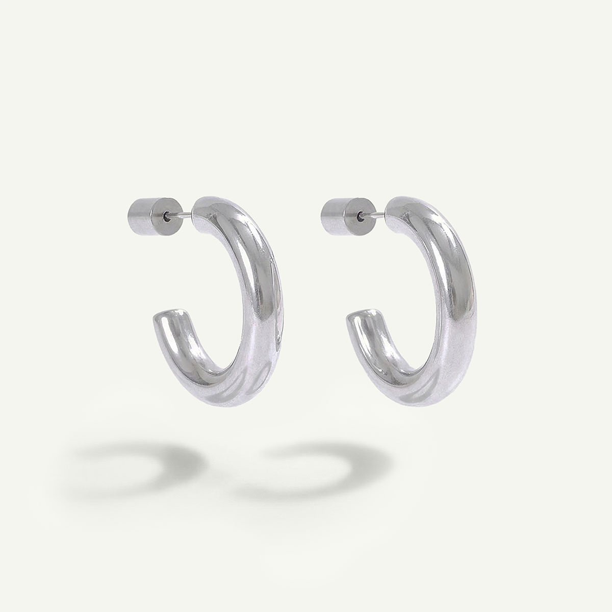 Everyday Small Hoops, Silver