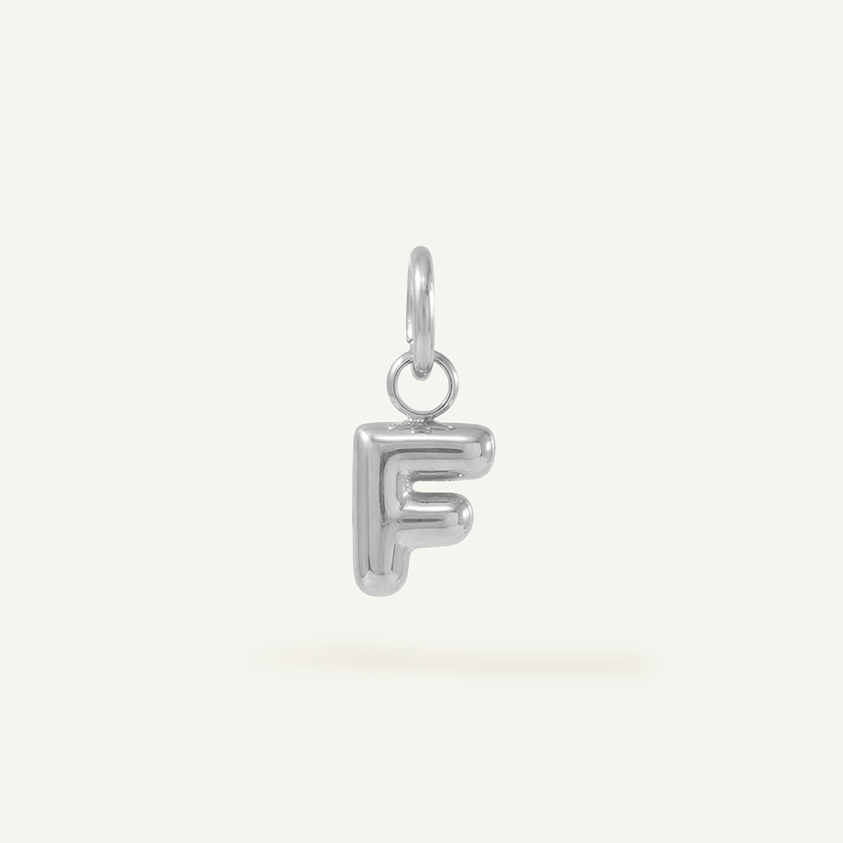 Bubble Monogram Letter Charm