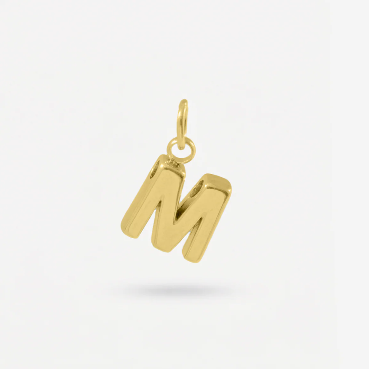 Floating Monogram Letter Charm