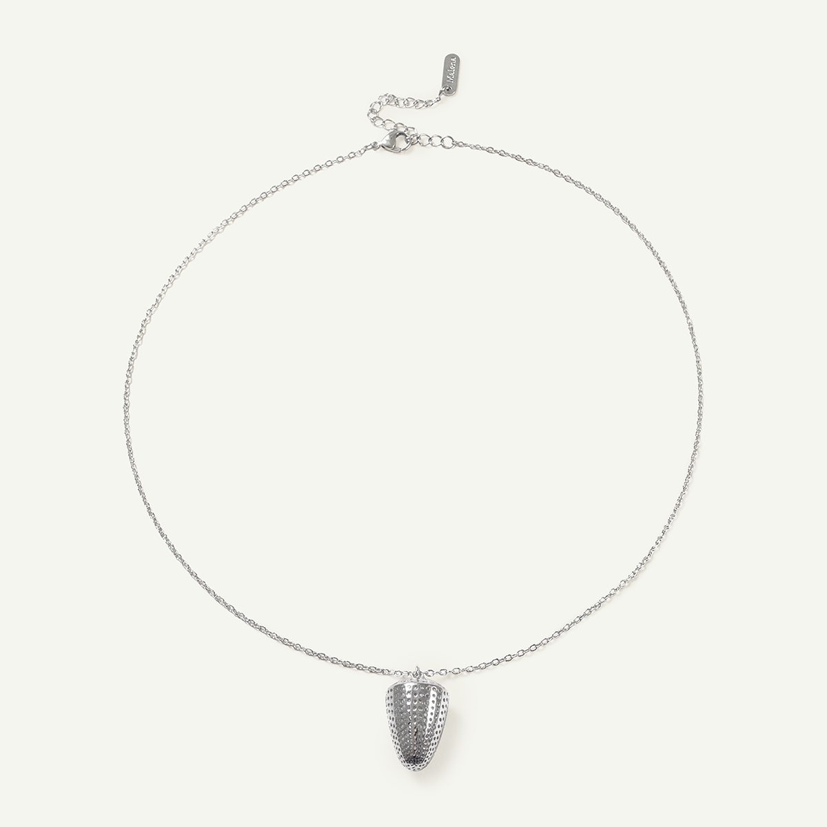 Silver Cone Necklace