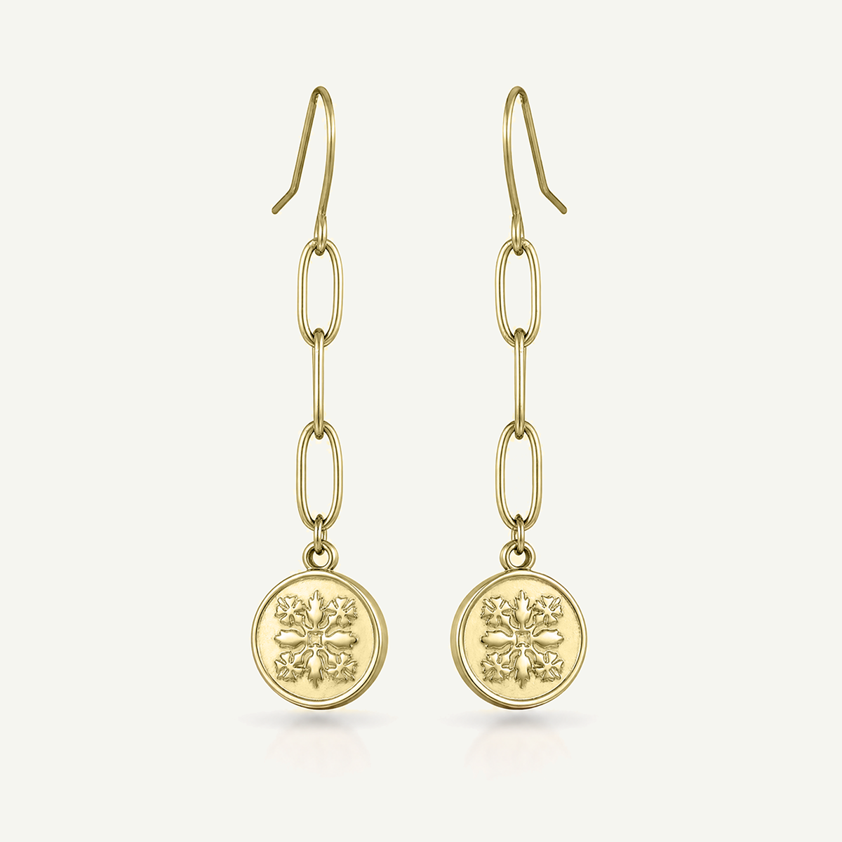 Nara Hibiscus Quilt Earrings