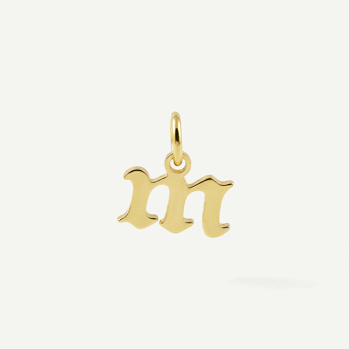 Old English Lowercase Monogram Charm