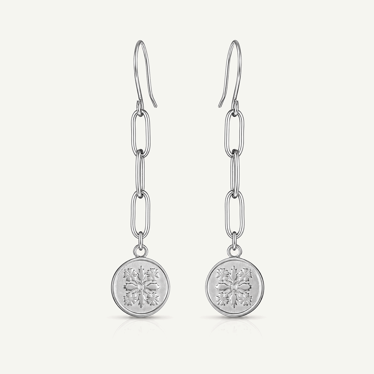 Nara Hibiscus Quilt Earrings