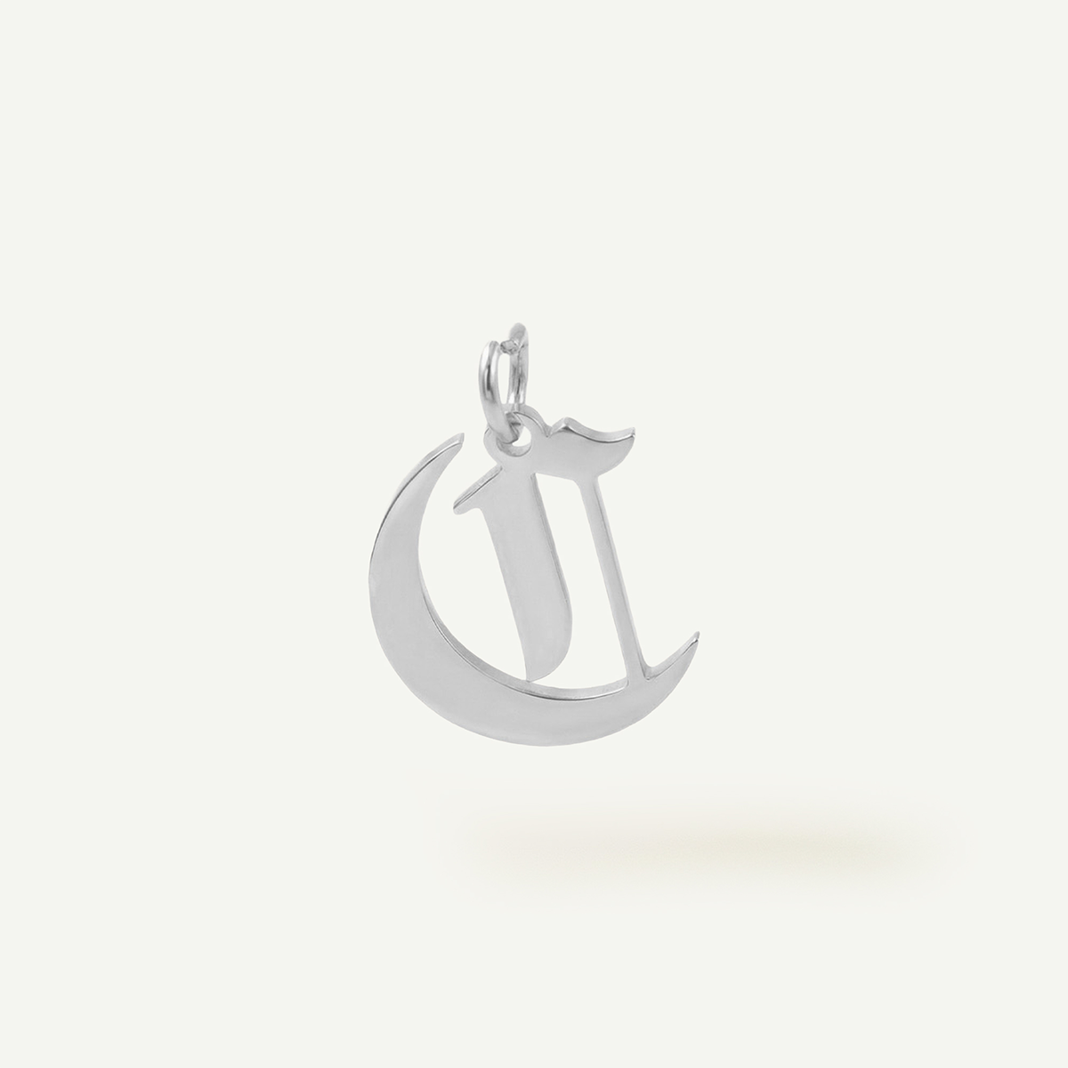 Old English Monogram Charm