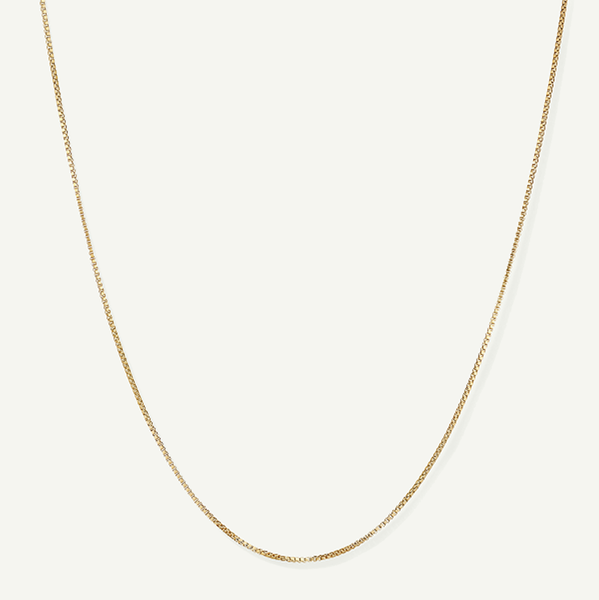 Box Chain 1.1mm Threader Necklace