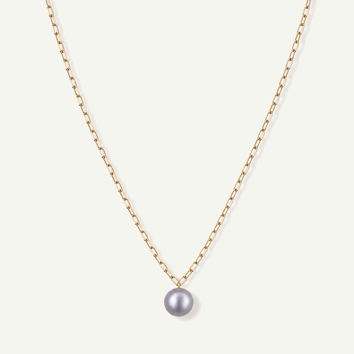 Erin Grey Pearl Necklace