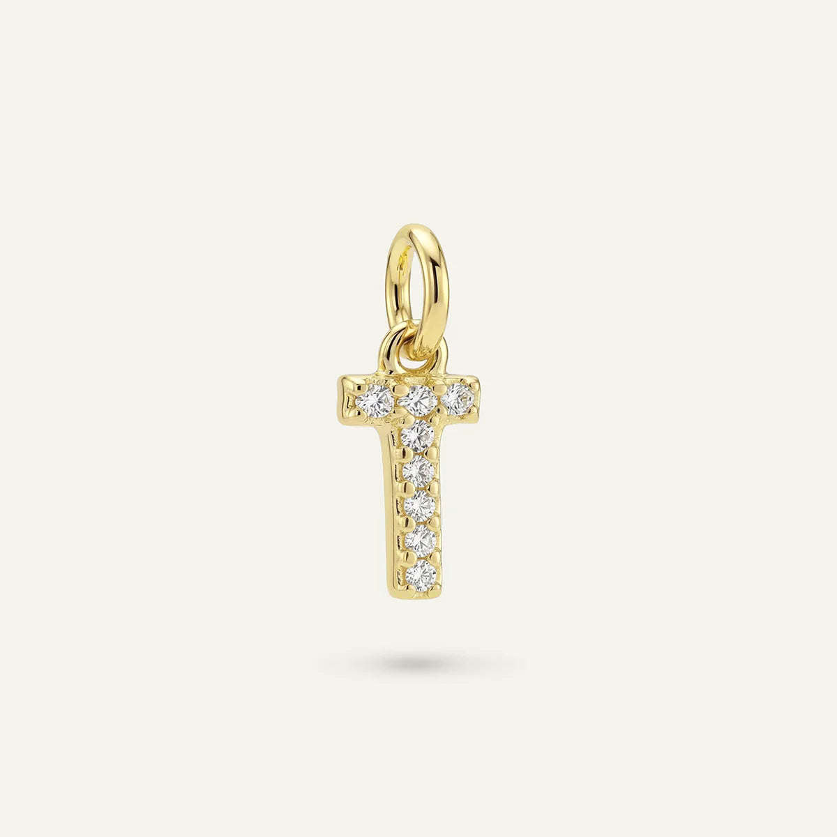 Diamond Monogram Letter Charm