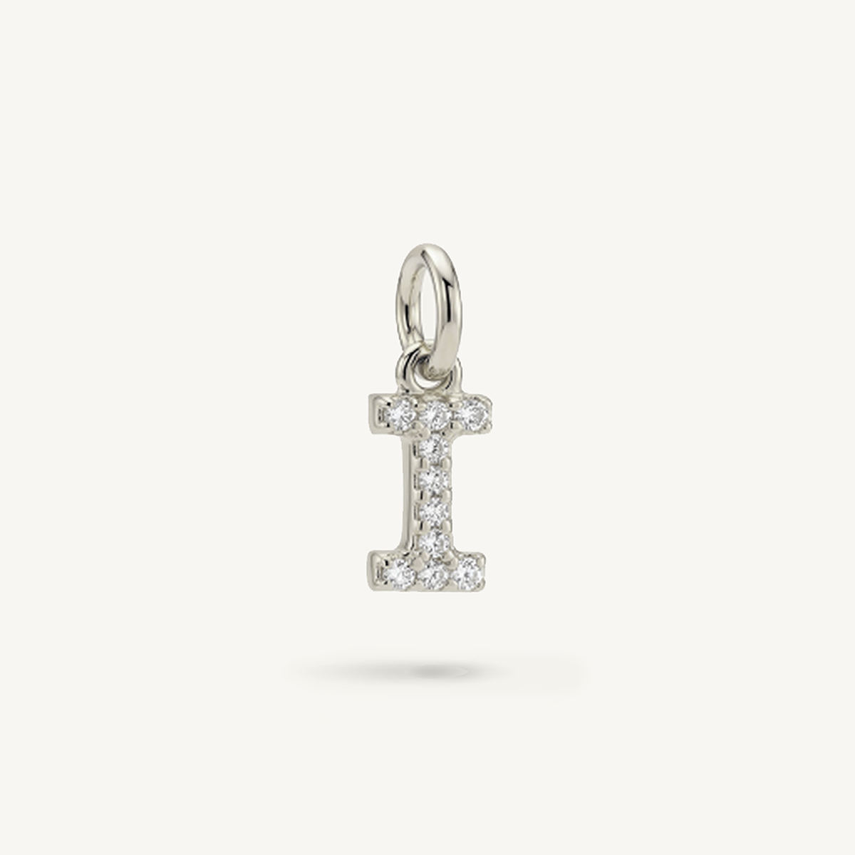 Diamond Monogram Letter Charm