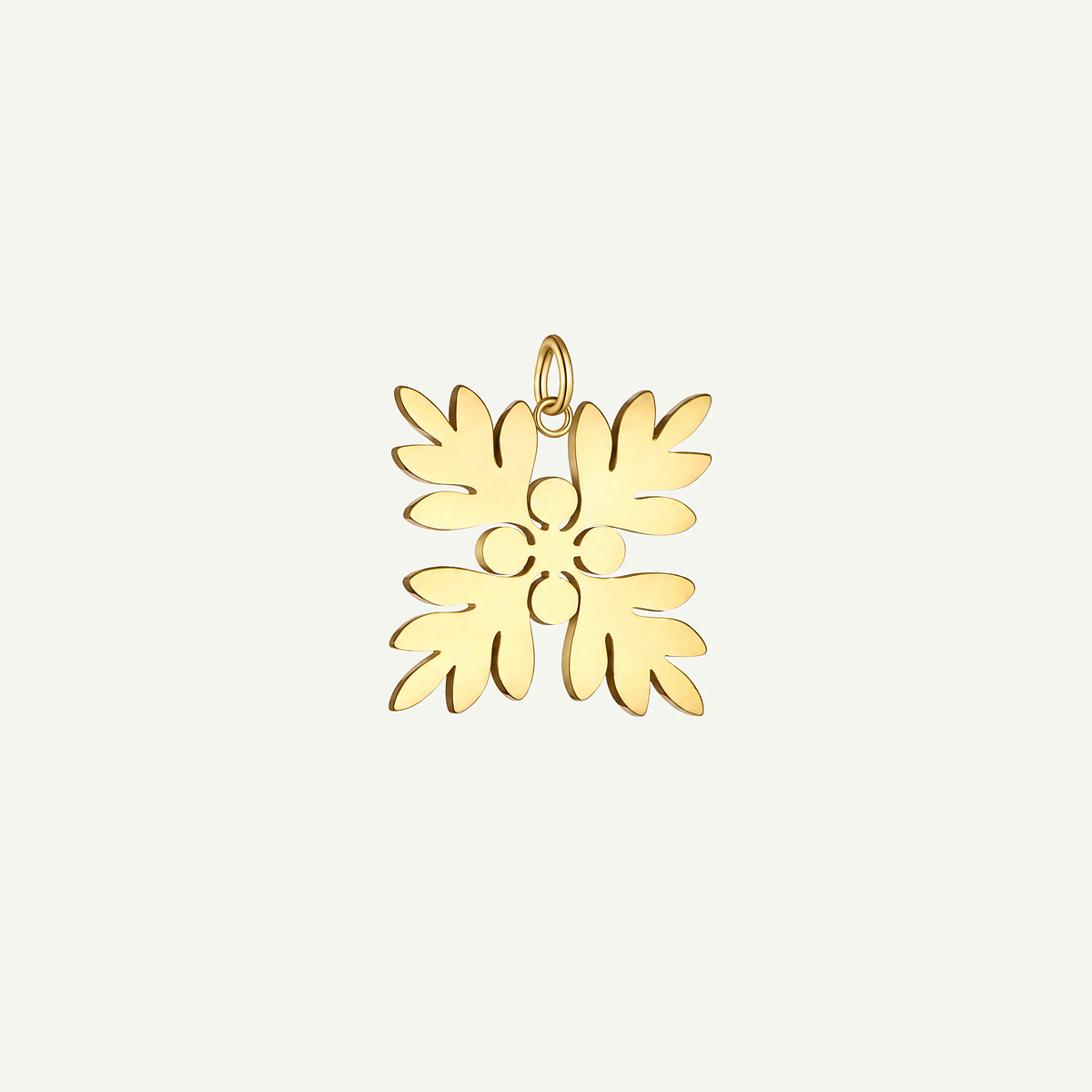 ‘Ulu Quilt Square Die-Cut Pendant