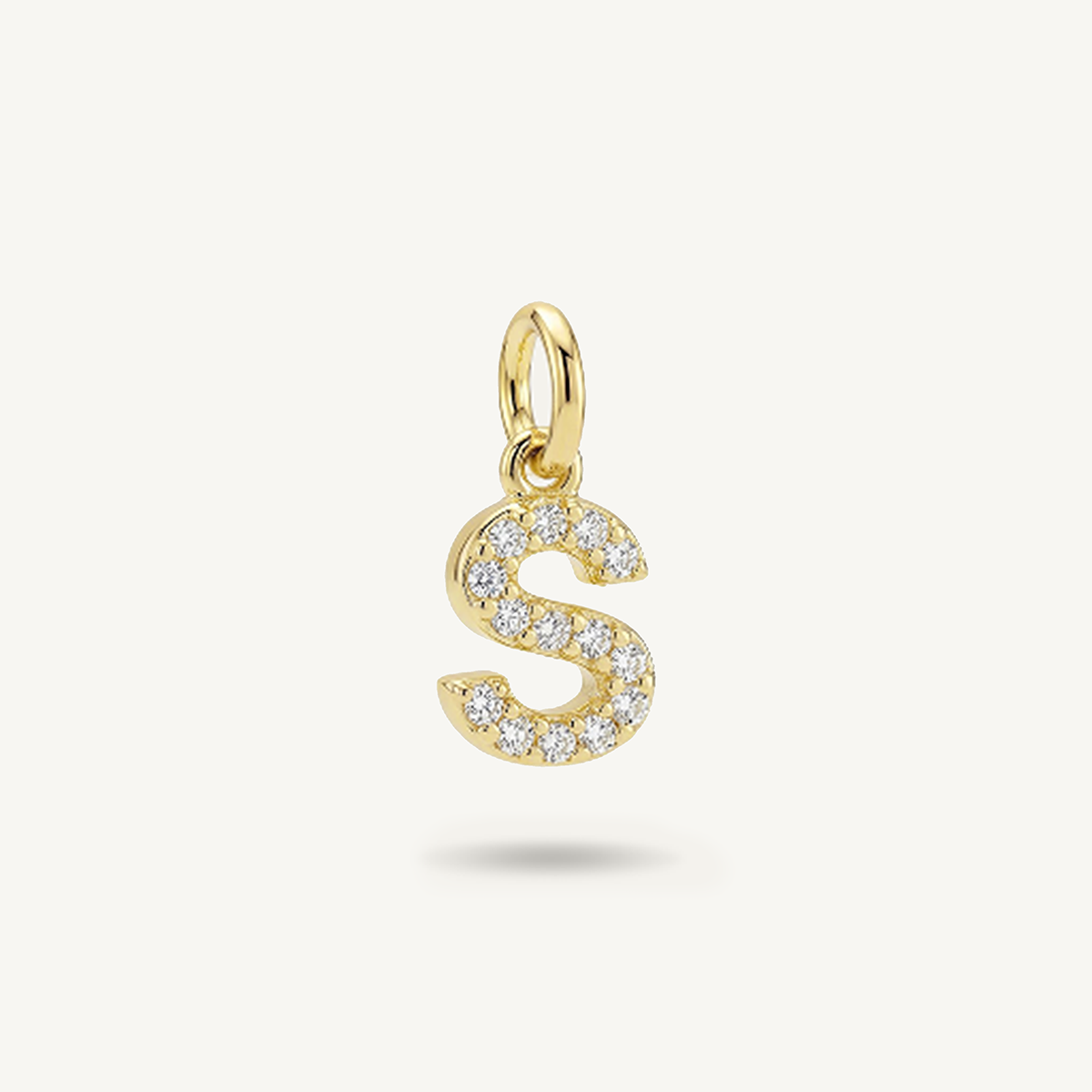 Diamond Monogram Letter Charm