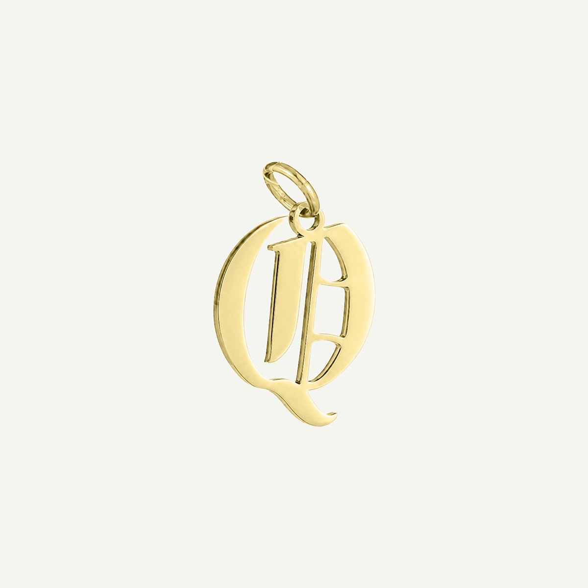 Old English Monogram Charm