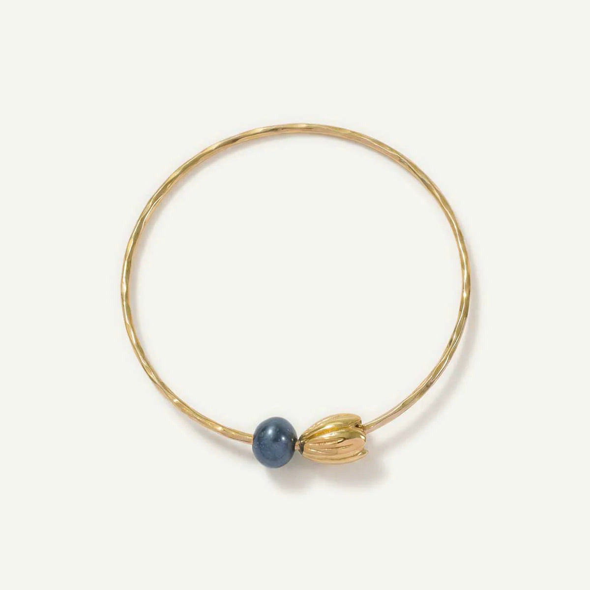 Pikake and Pearl Bangle