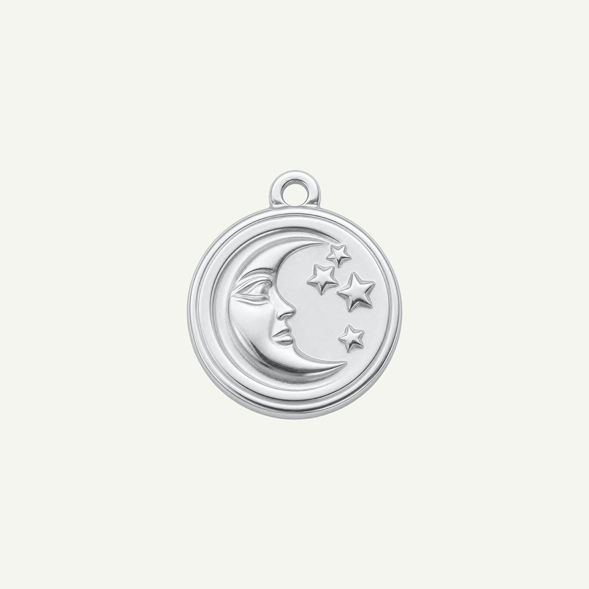Moon and Stars Disk Charm