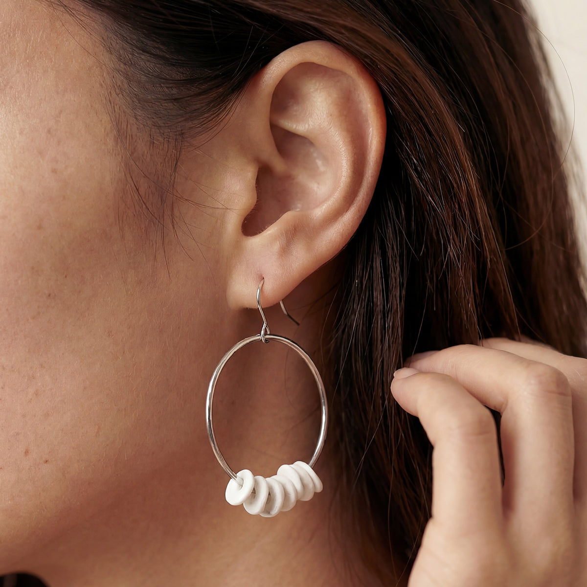 Puka Shell Hoops