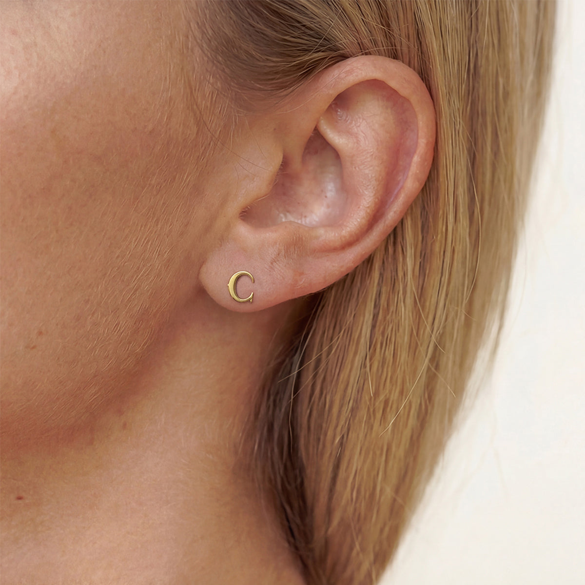 Basic Monogram Studs