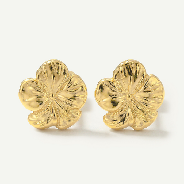 Hibiscus Studs, Gold