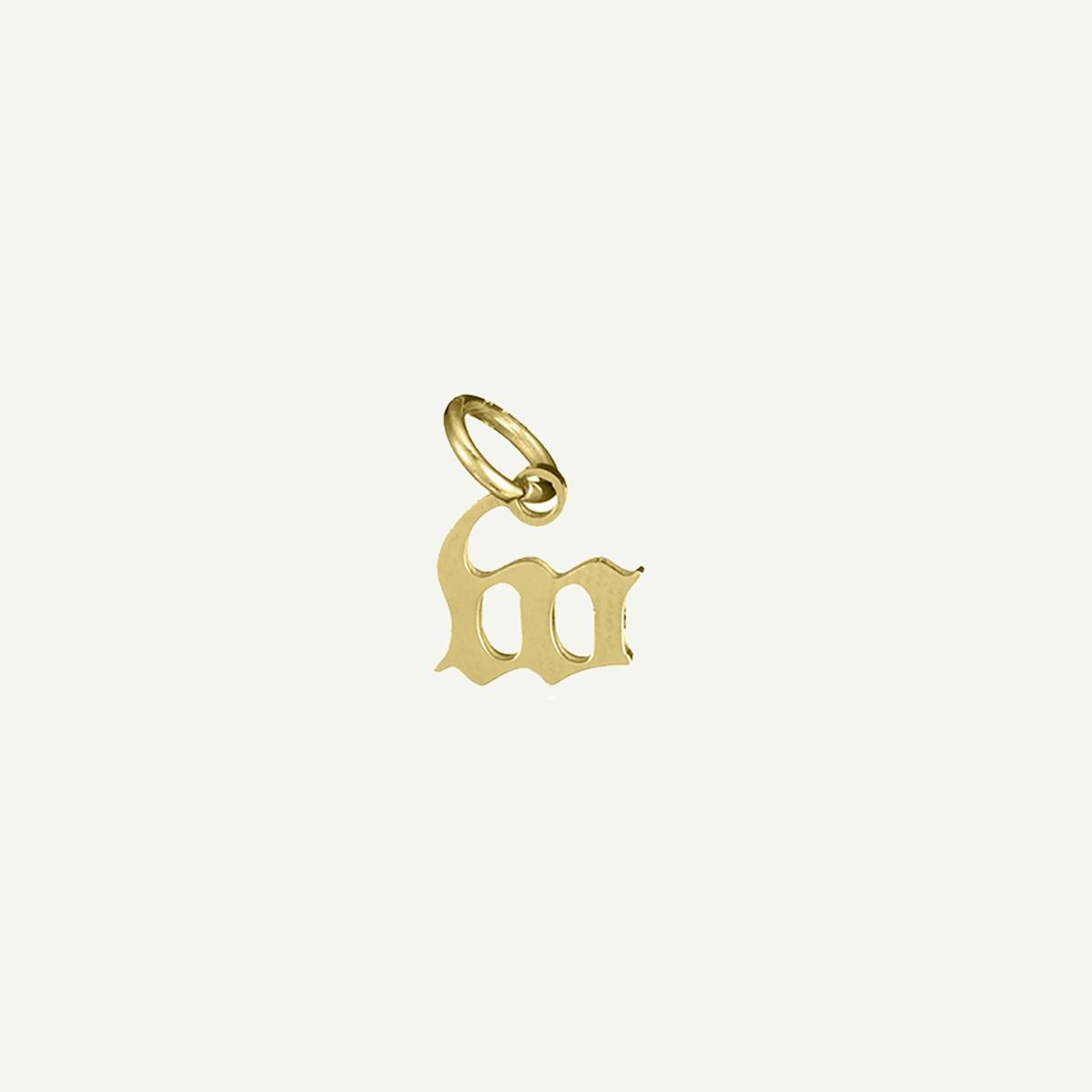 Old English Lowercase Monogram Charm