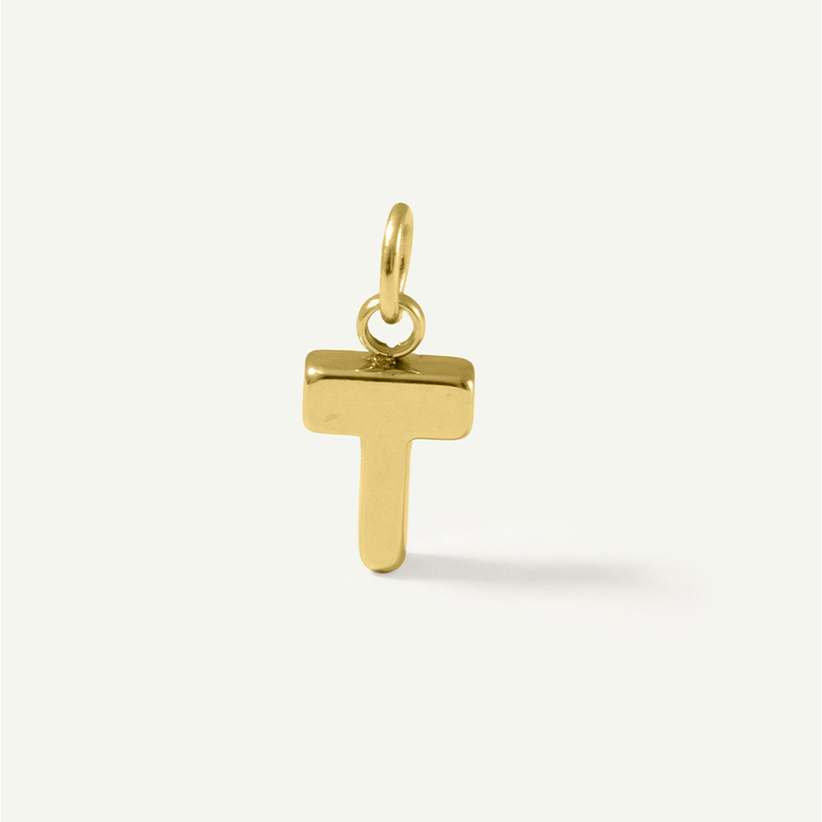 Floating Monogram Letter Charm