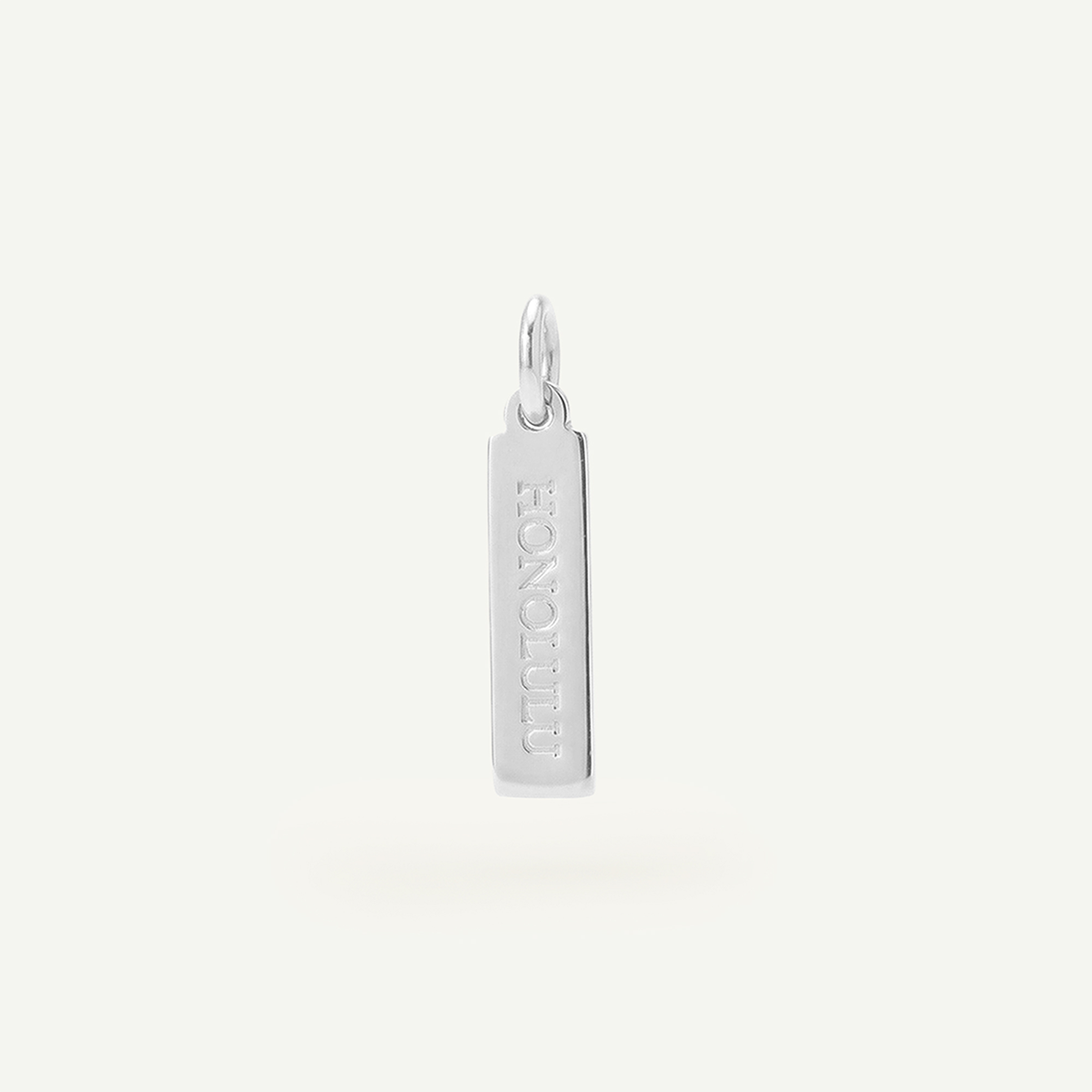 Honolulu Rectangle Charm Silver