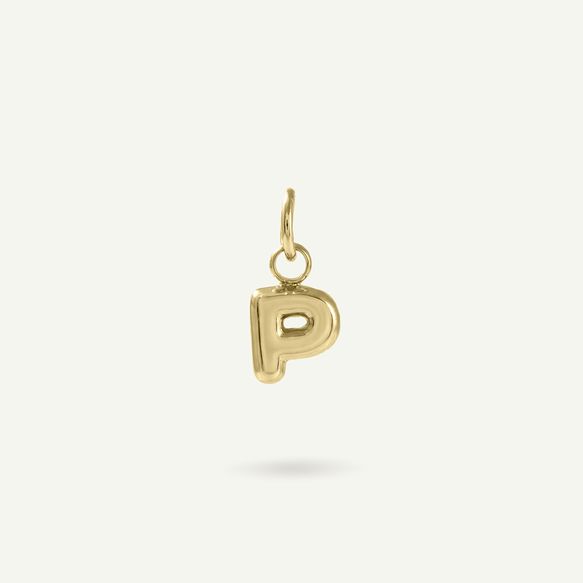 Bubble Monogram Letter Charm
