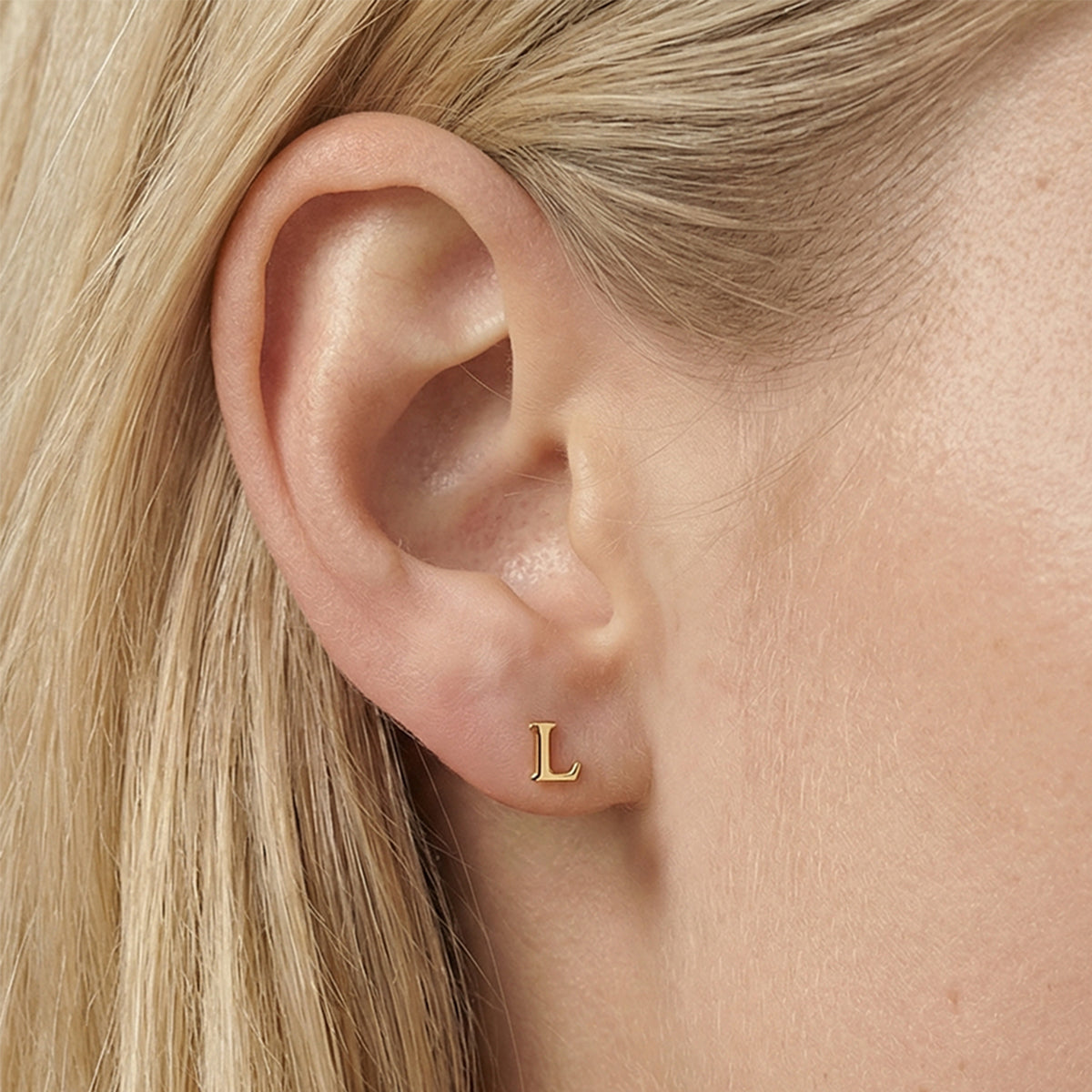 Basic Monogram Studs