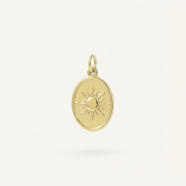 Sun Oval Charm