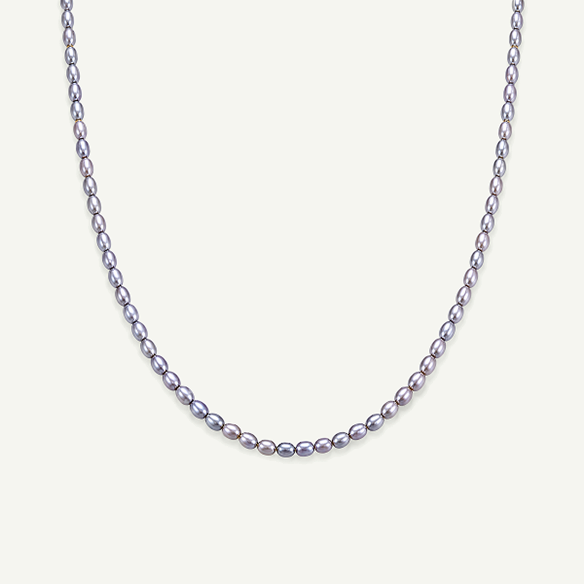 Mini Grey Pearl Necklace