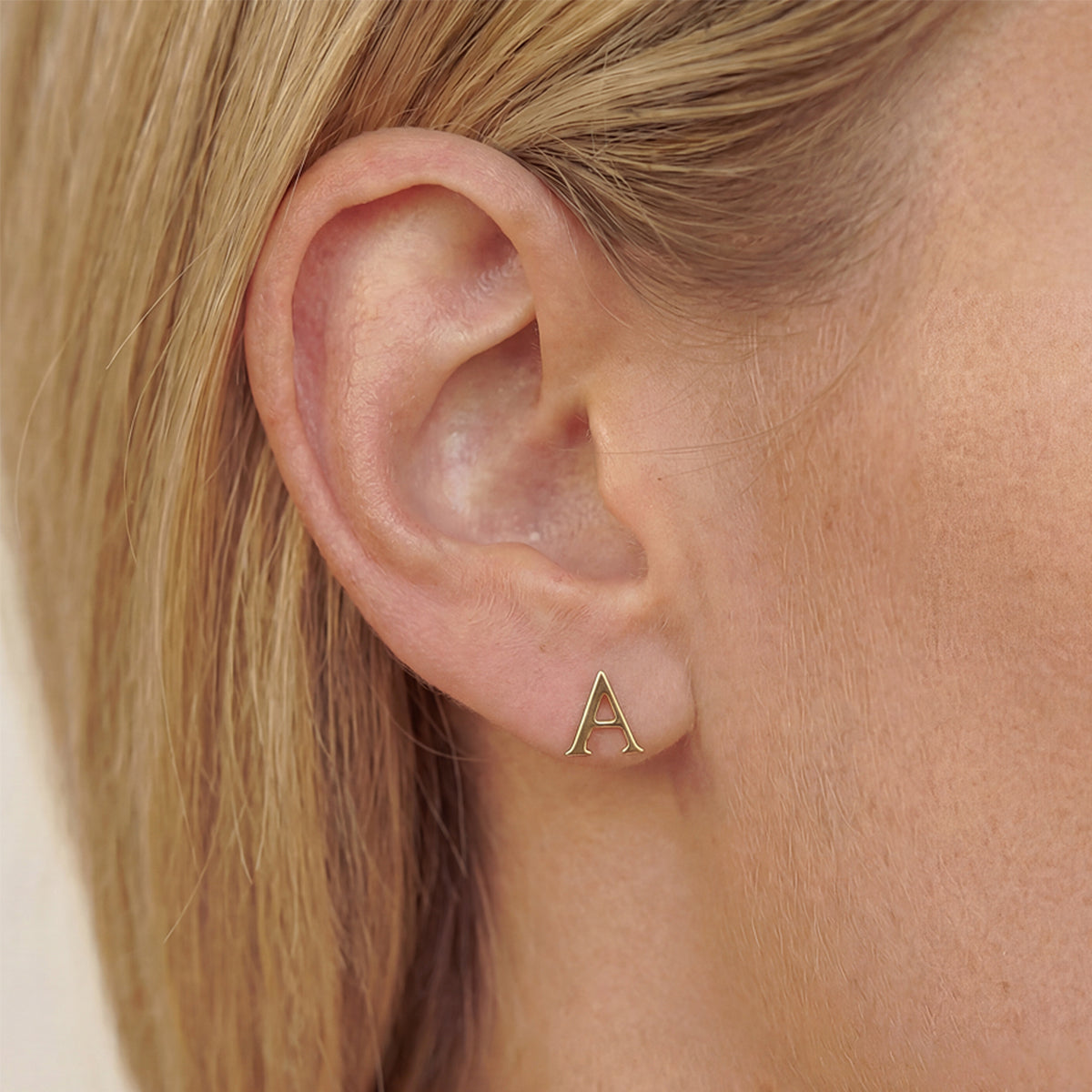 Basic Monogram Studs