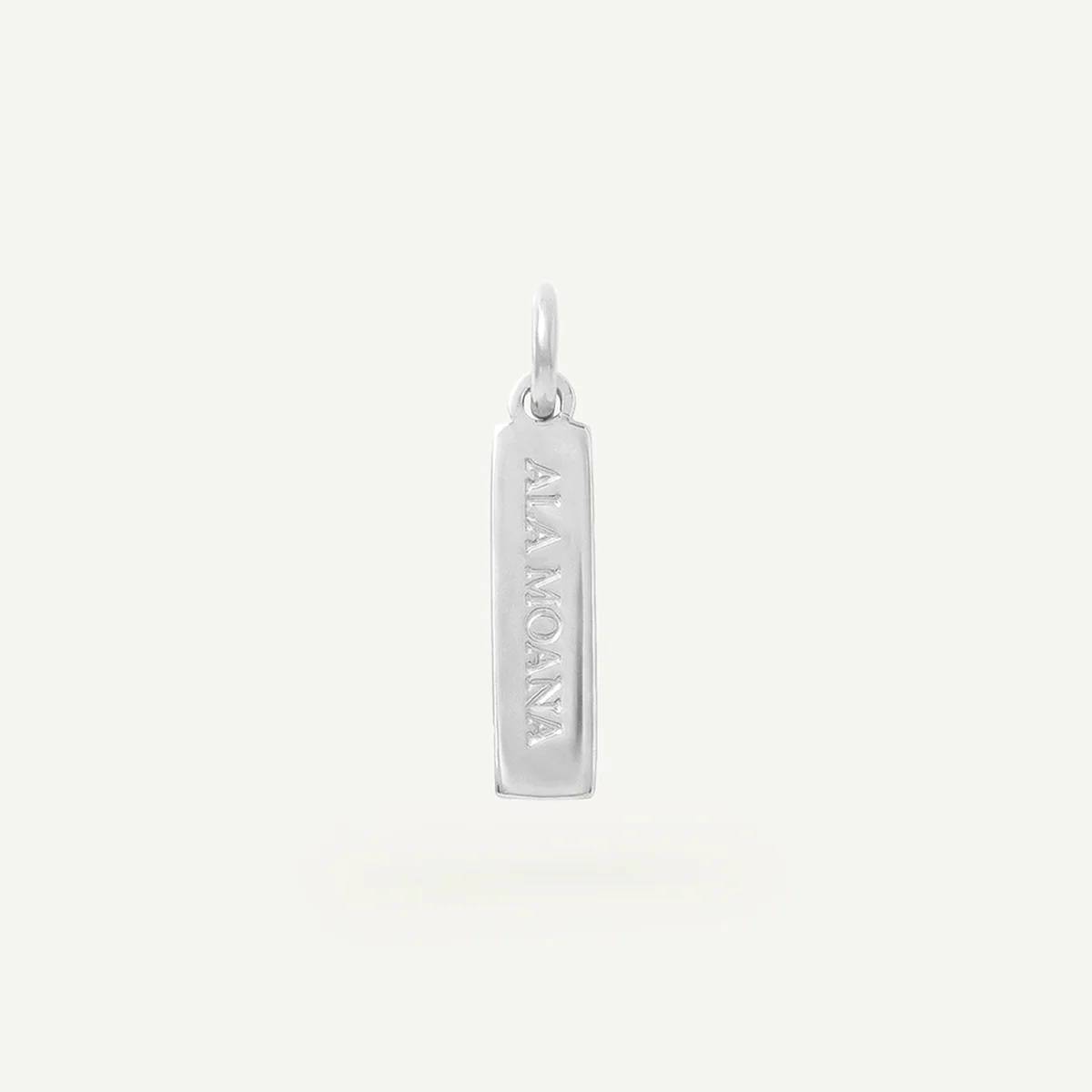 Ala Moana Rectangle Charm Silver