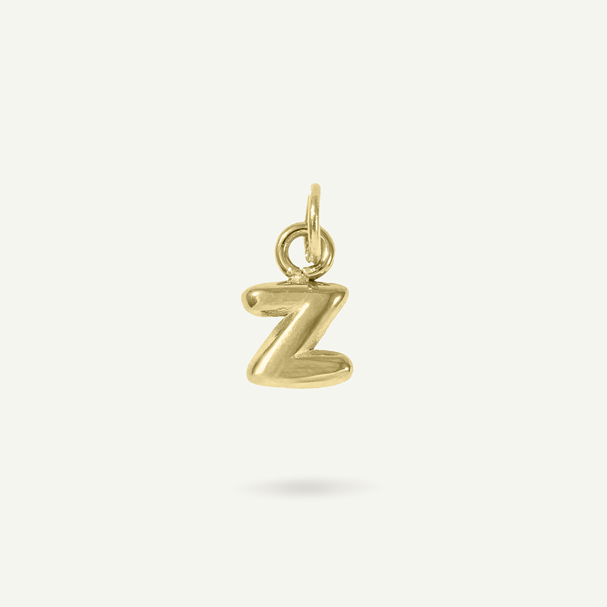 Bubble Monogram Letter Charm