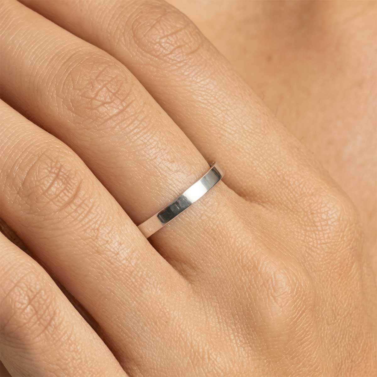 Flat Basic Thin Ring