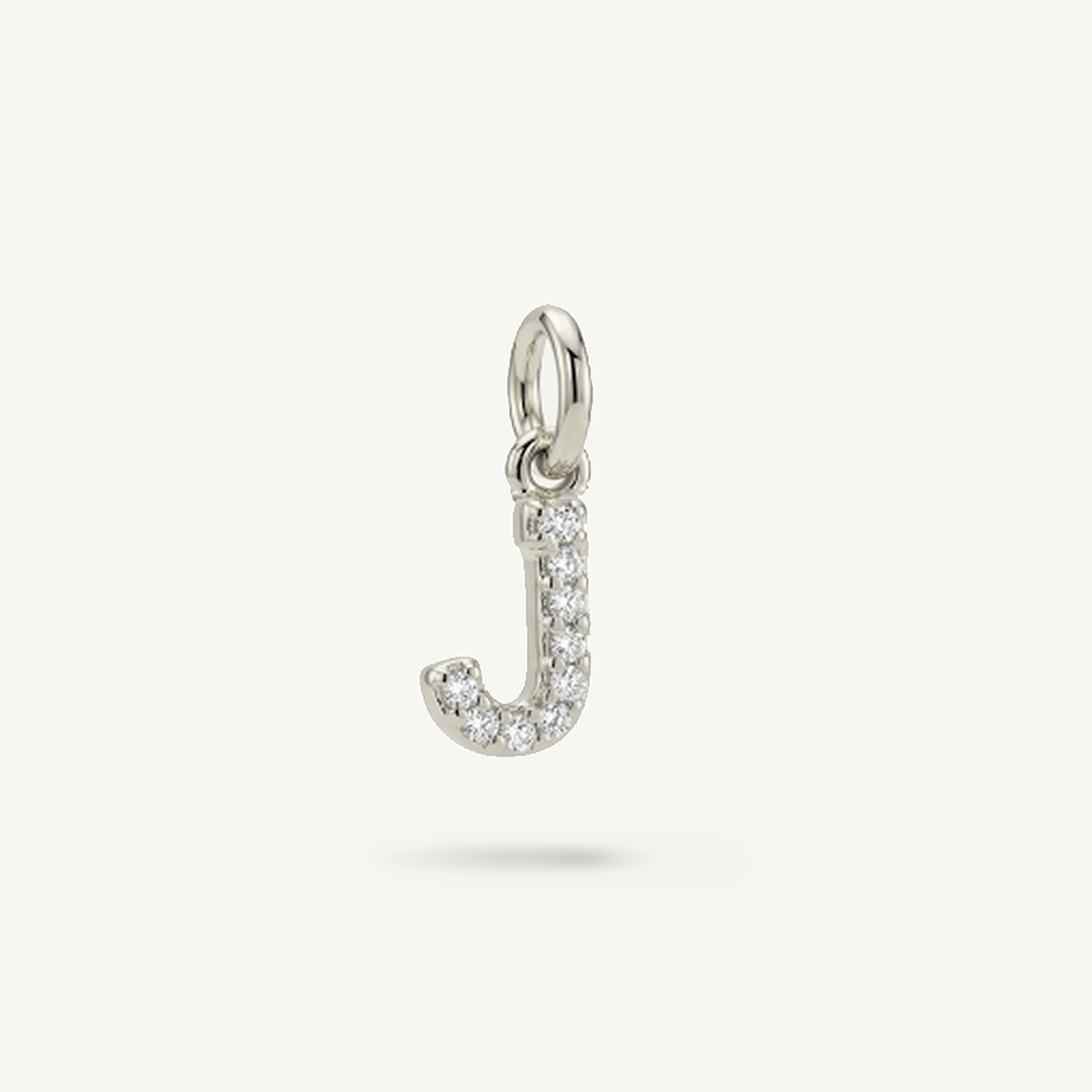 Diamond Monogram Letter Charm