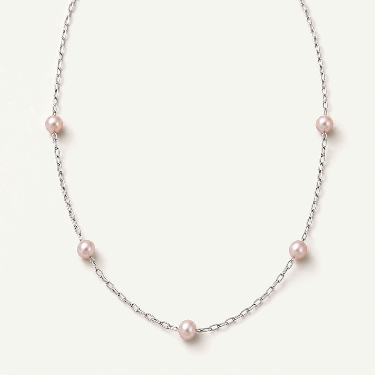 Solana Pink Pearl Necklace