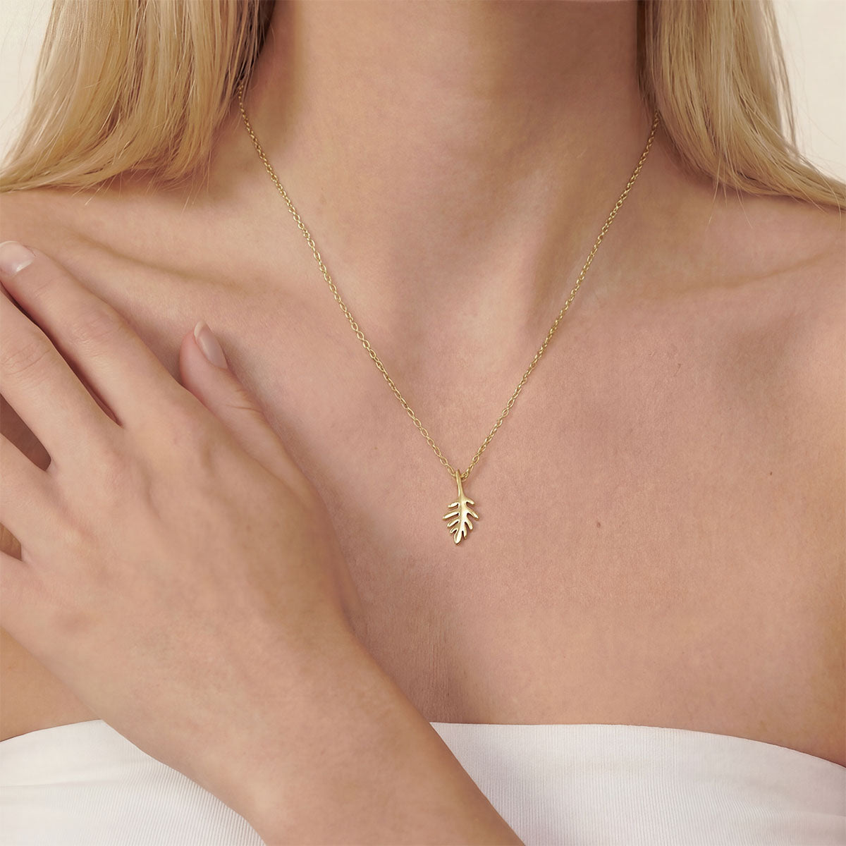 Ulu Necklace, Gold
