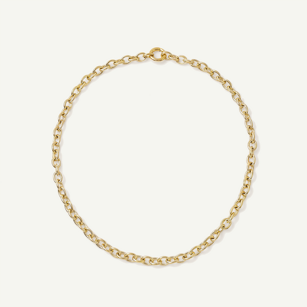 Large Mini Ashely Necklace, Gold