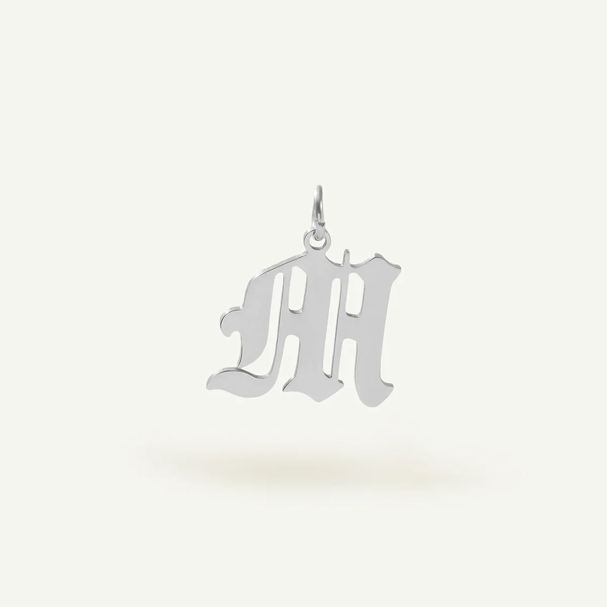 Old English Monogram Charm