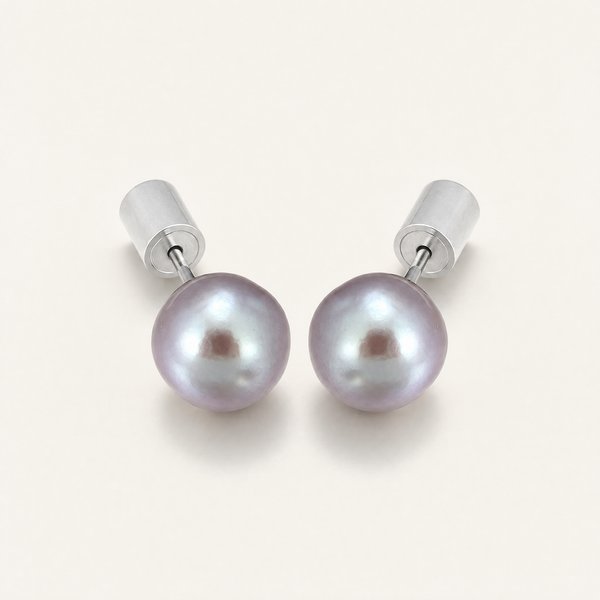 Grey Pearl Studs