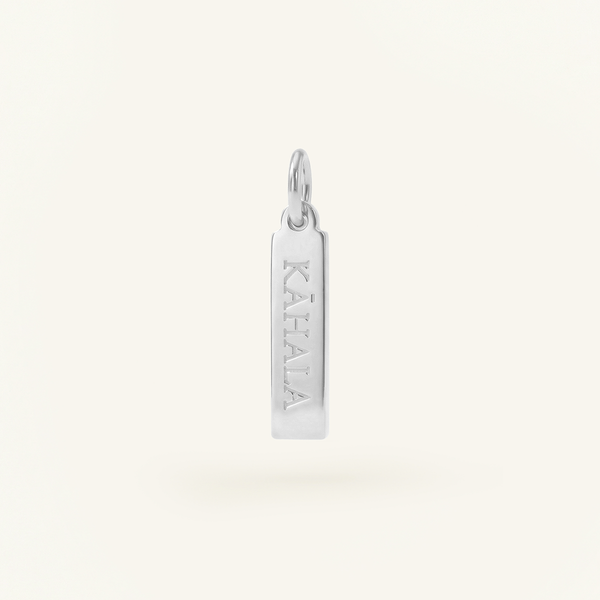 Kahala Rectangle Charm Silver