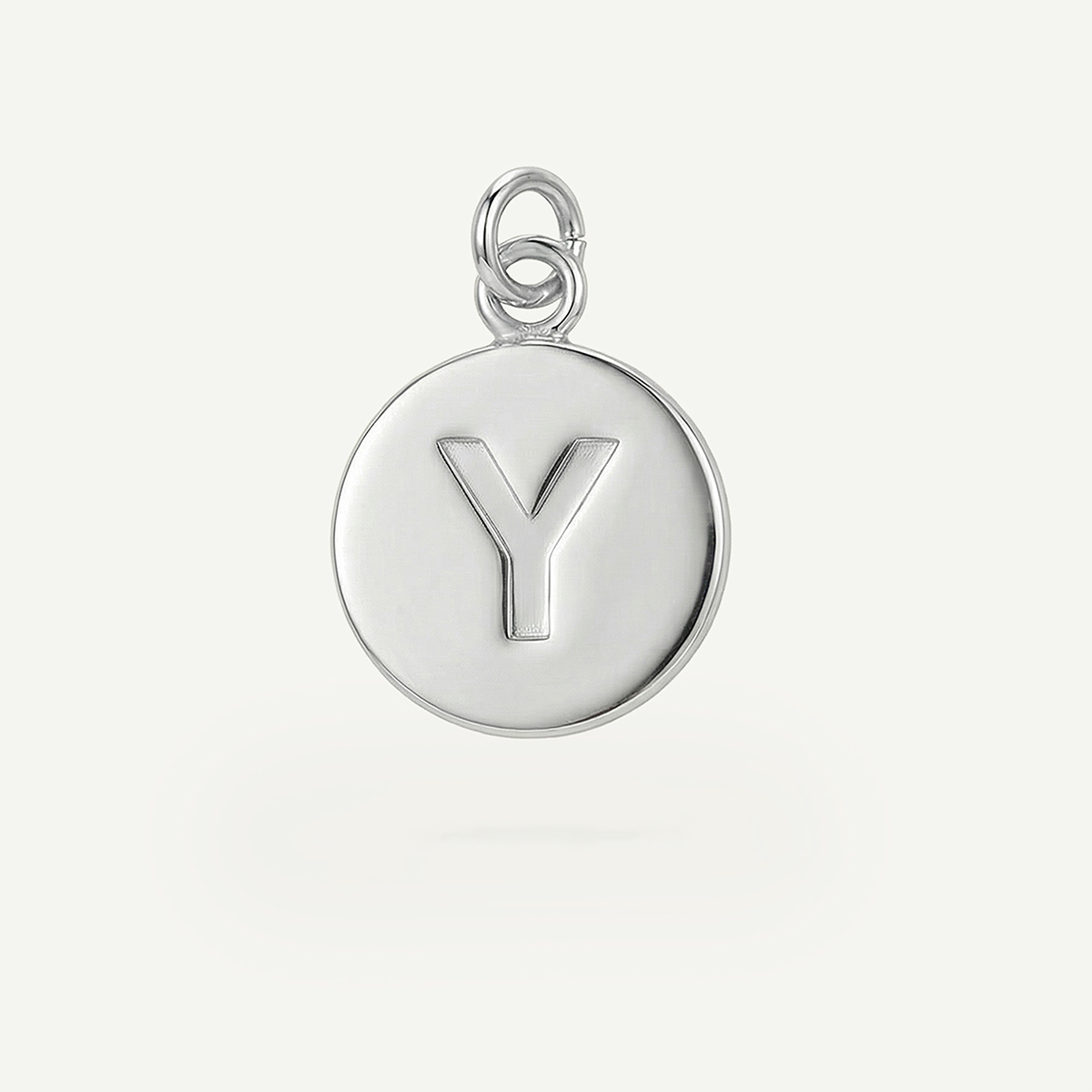 Circle Monogram in Diamond Letter Charm