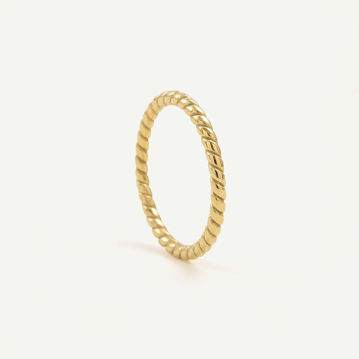 Spiral Twisted Ring