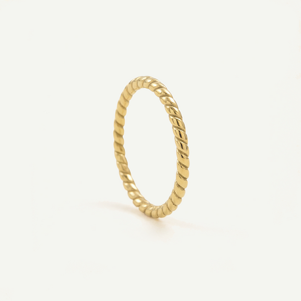 Spiral Twisted Ring
