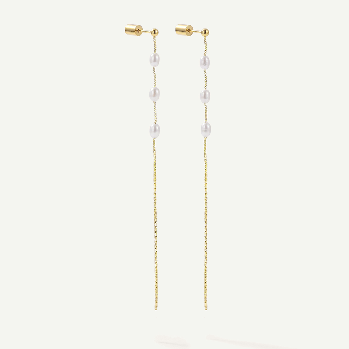 Kaulana Pearl Earrings, Gold