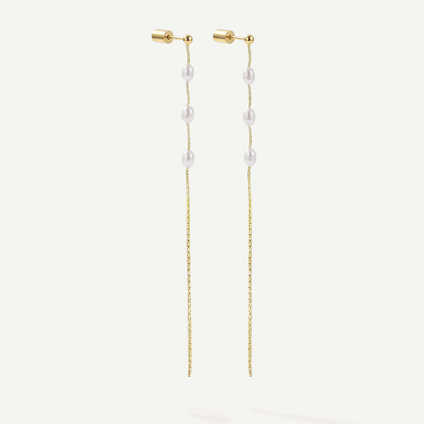 Kaulana Pearl Earrings, Gold