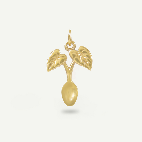 Kalo Leaves and Root Charm