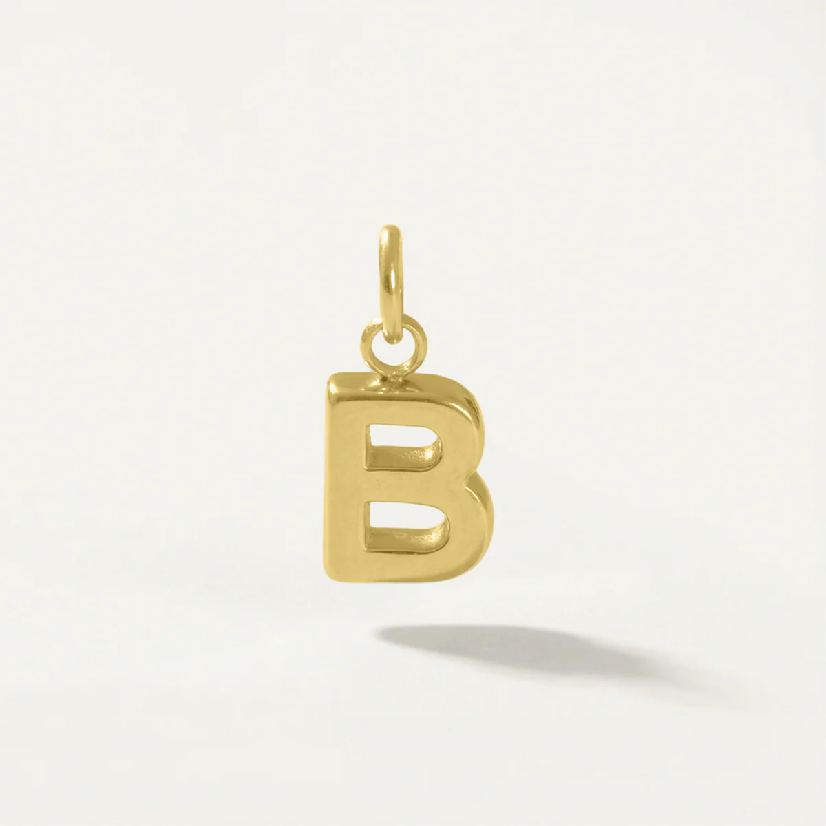 Floating Monogram Letter Charm