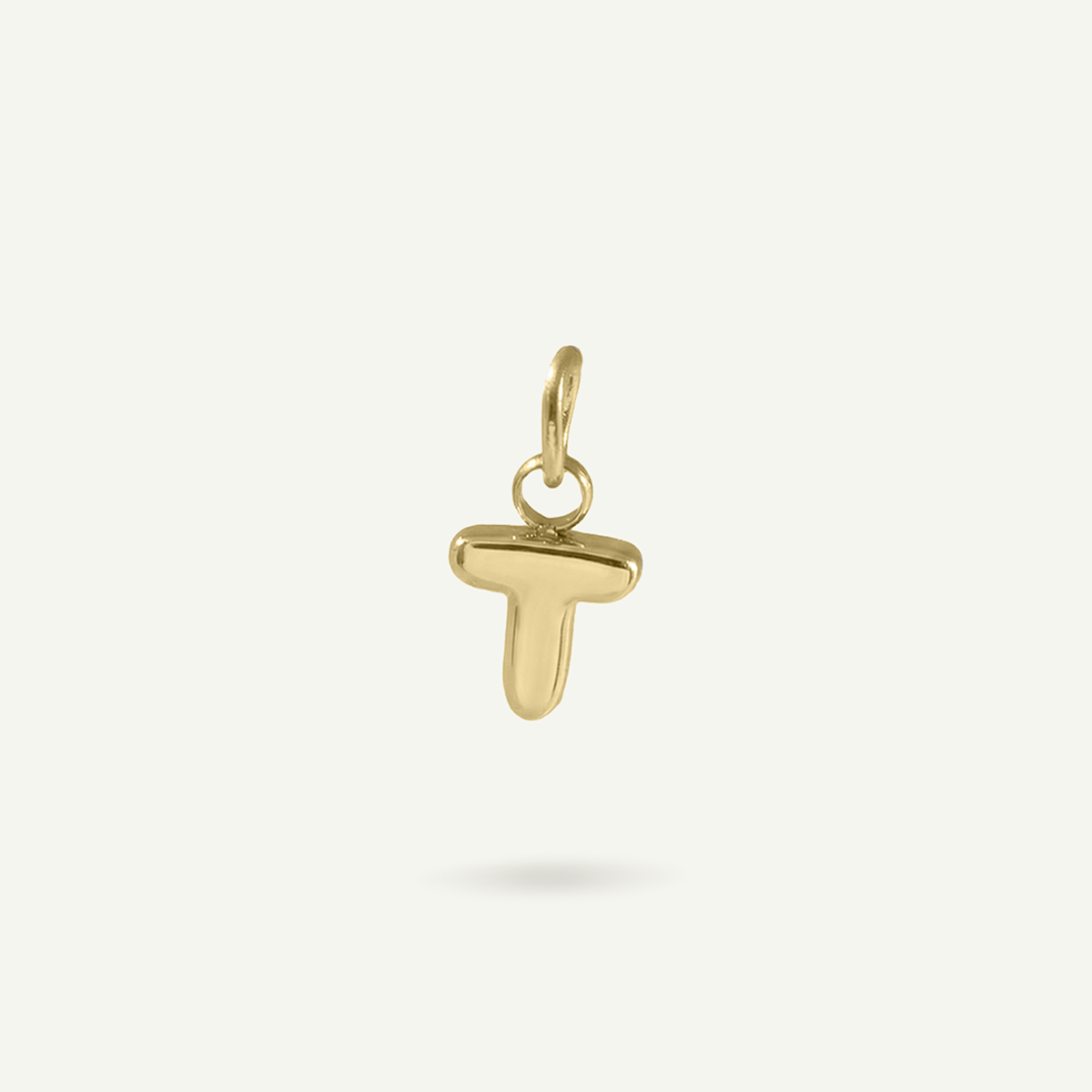 Bubble Monogram Letter Charm