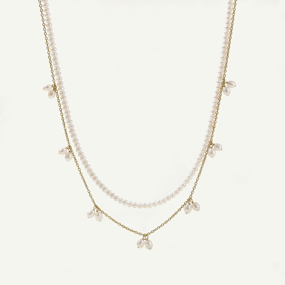 Anuhea Duo Necklace, Gold